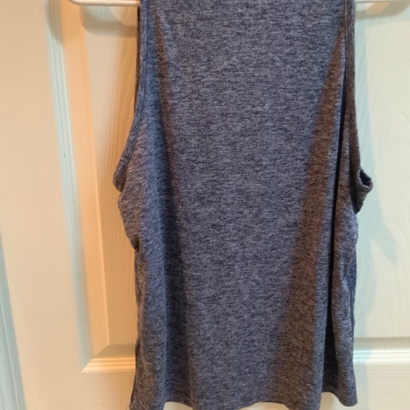 Nike drifit tank navy heAther, medium, m - Picture 4 of 4